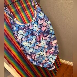 Colorful Mermaid Scale Swimsuit